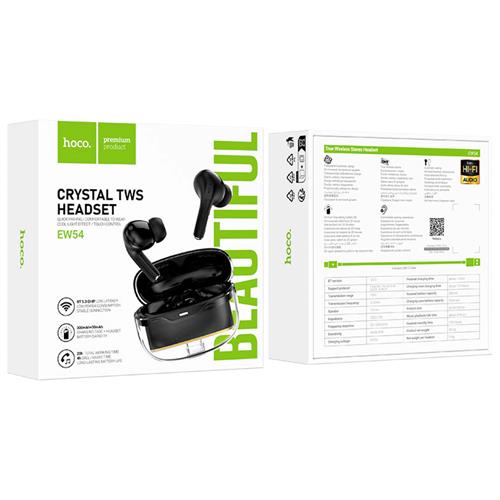 Hoco EW54 Auriculares Bluetooth True Wireless Negro