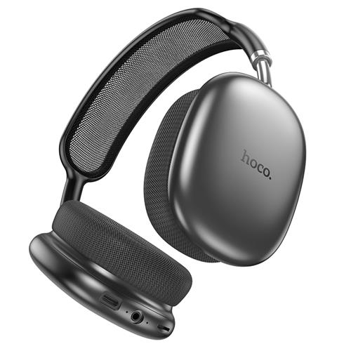 Hoco W55 Auriculares Bluetooth con Lector Micro SD Gris Espacial