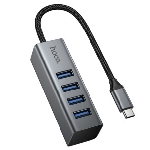 Adaptador USB-C Hoco HB1C USB-C a 4x USB 3.0 2