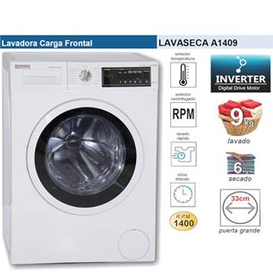Rommer A1409 Lavasecadora  9kg + 6kg 1400RPM 2