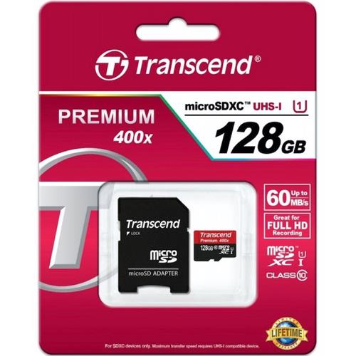 Mem. Micro Sdxc 128Gb Transcend 45Mb Uhs-I