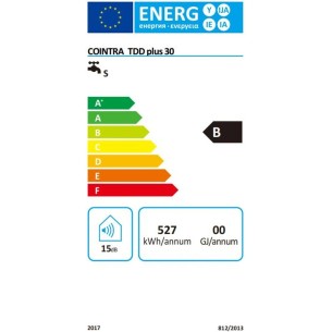 Cointra TDD 30 PLUS-30L Wifi D.Deposito Touch VERT/HORIZ SLIM Termo 2