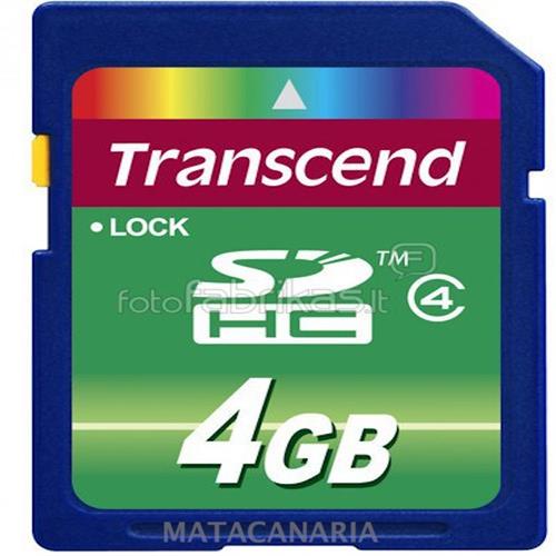 Transcend Sdhc 4Gb Class 4