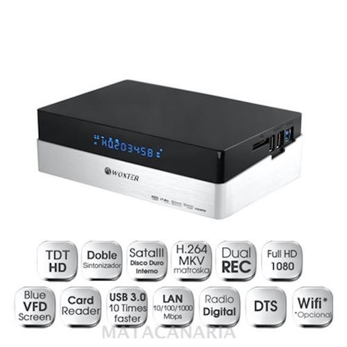 Woxter I-Cube Xdiv Disco Duro Multimedia 640Gb Wifi
