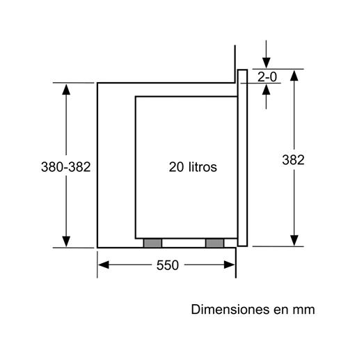 Siemens BE525LMB1 Microondas 20L