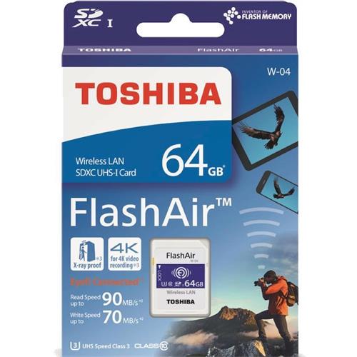 Mem. Sdxc 64Gb Class 10 Toshiba 90Mb/S Wifi