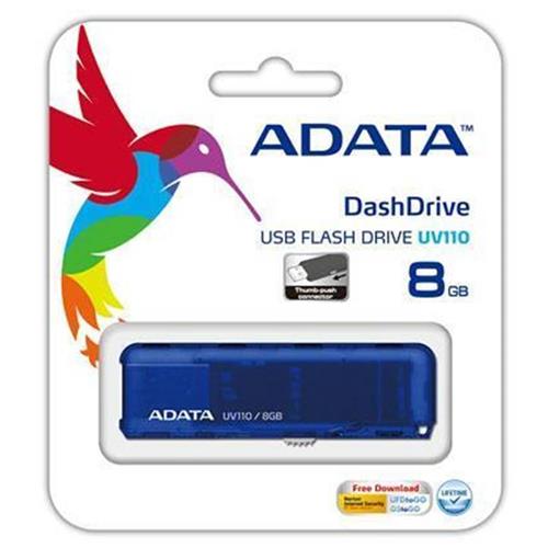 Mem. Usb 8Gb 2.0 Adata Uv110
