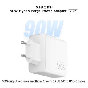 Xiaomi 90W Hypercharge Cargador con 3 Puertos (BHR087MEU) 2