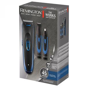 Remington HC910 Kit Cortapelos, Trimmer y Naricero The Works 2