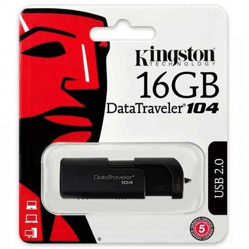 Mem. Usb 16Gb 2.0 Kingston Dt104