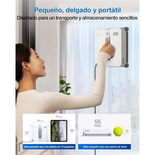 Ecovacs Winbot Mini 2 Robot Limpiacristales con Pulverización Ultrasónica