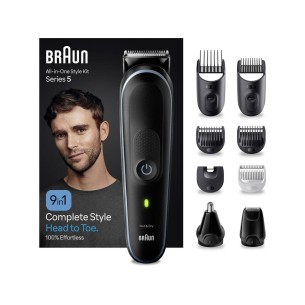 Braun MGK5411 Recortadora Kit 9 en 1 Recargable Wet & Dry 2