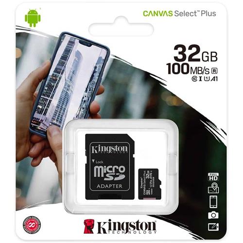 Memoria Micro Sdhc 32Gb Class 10 Kingston 100 Mb/S Uhs-I