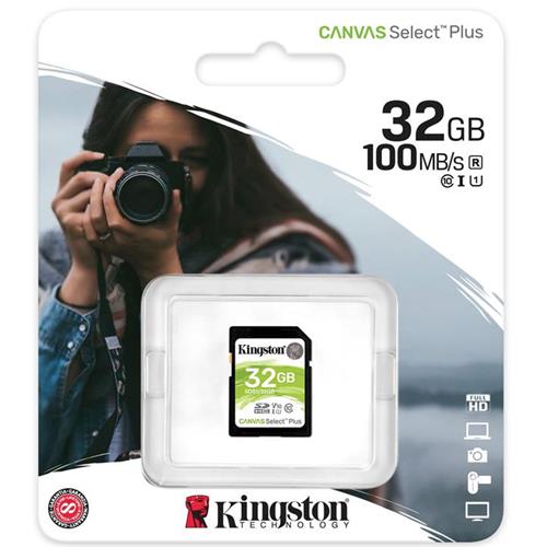 Mem. Sdhc 32Gb Kingston Class 10 100 Mb/S Uhs-I