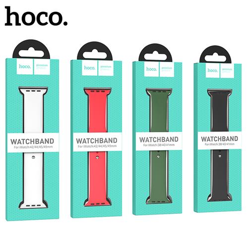 Hoco iWatch WA01 Correa Sport Silicona Azul Midnight