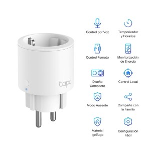 TP-Link P115 Mini Enchufe Inteligente Wi-Fi con Medidor Consumo 2