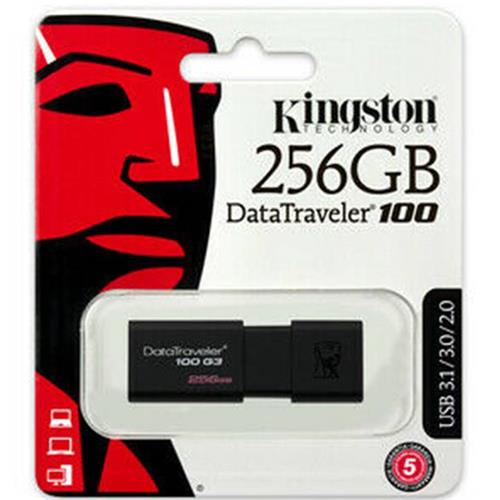Mem. Usb 256Gb 3.1 Kingston Dt100
