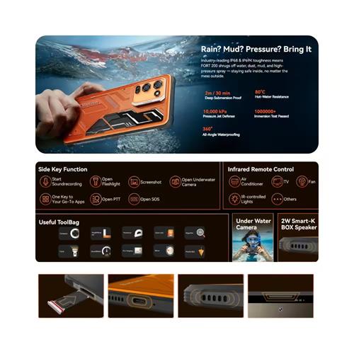 Blackview Fort 200 6GB 256GB Orange