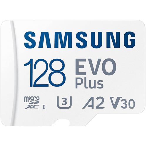 Memoria Micro SDXC 128GB Samsung Evo Plus U3 A2 130mb/s + adaptador