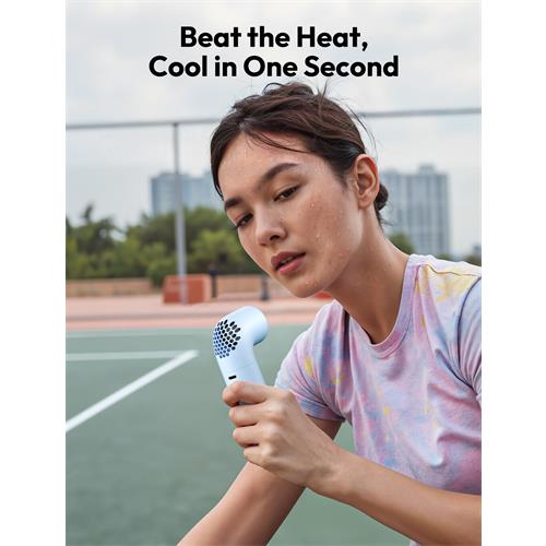 Aecooly PH02-A Ventilador de Mano Alta Velocidad Azul