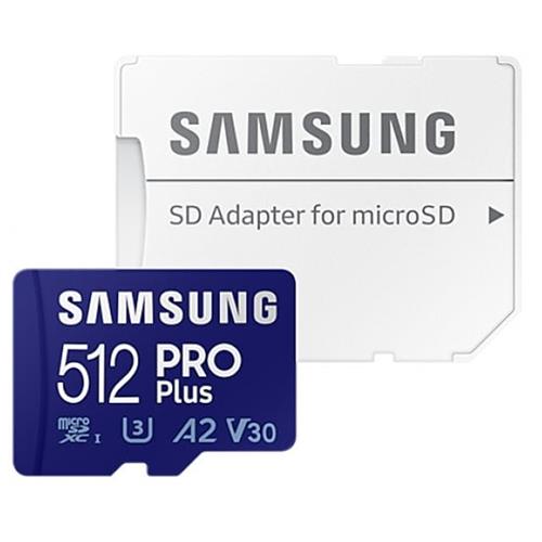 Memoria  Micro SDXC UHS-I con Adaptador Pro Plus 512gb Samsung