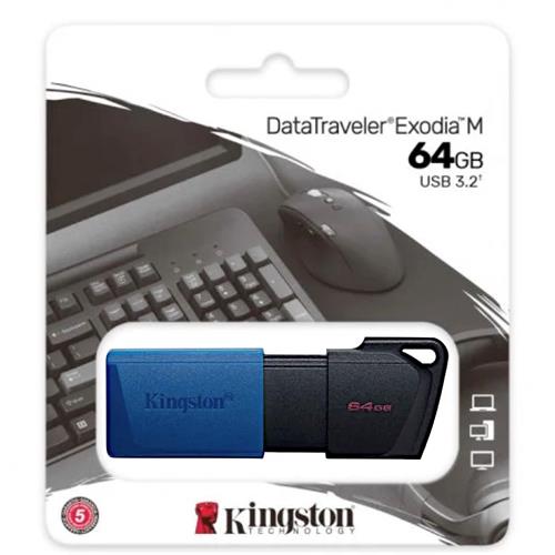 Memoria USB 64GB 3.2 Kingston Datatraveler Exodia M