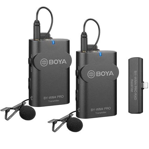 Boya By-Wm4 Pro K4 Sistema De Micrófono Inalámbrico 2.4G Lightning
