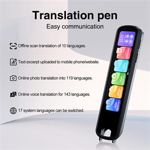 Valore Traductor AI con Pantalla 3.69", Scaner Doble, 134 Idiomas y Chat GPT (AI005) 2