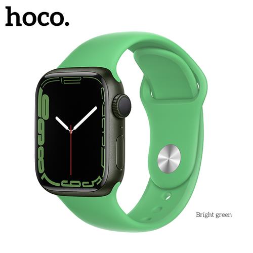 Hoco iWatch WA01 Correa Sport Silicona Verde Brillante