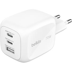 Belkin Cargador USB-C Gan 70W  Blanco (WCH018HQWH) 2