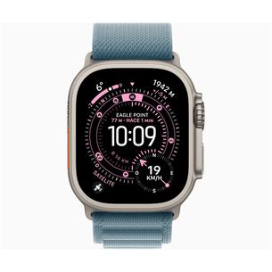Apple Watch Ultra 3 GPS + Cellular 49mm Natural Titanium Case with Light Blue L (MEWP4QL/A) 2