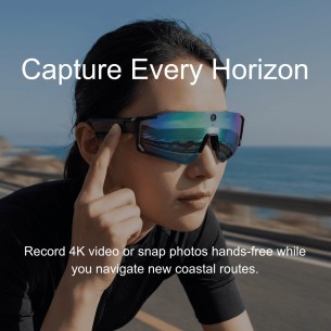 Bomanlon BS-01 Gafas Deportivas con Cámara 4K, Bluetooth y Traducción por IA 2