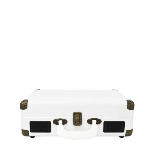 Prixton VC400 Tocadiscos Maletín con Grabación a USB, y Salids Aux y RCA Blanco