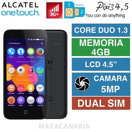 Alcatel 4027D Pixi 3 4.5 Silver