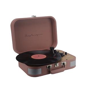 Prixton VC600 Tocadiscos con Grabación a USB, Radio FM y Salidas AUX y RCA Mocha Mousse 2