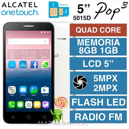 ALCATEL 1 5" 1GB/8GB 4G VOLCANO BLACK (5033D)