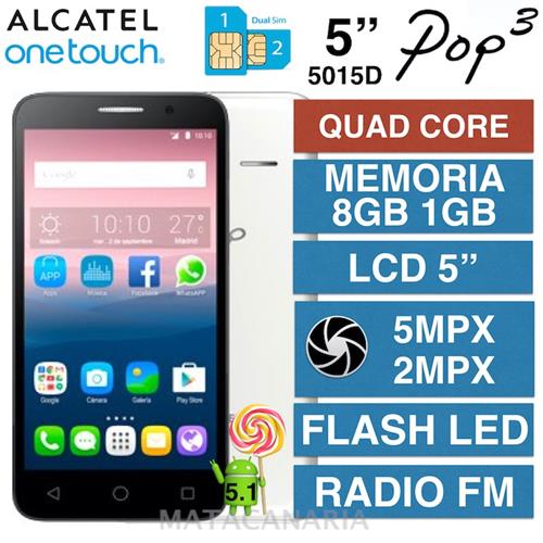 Alcatel 5015D Pop3 (5) White