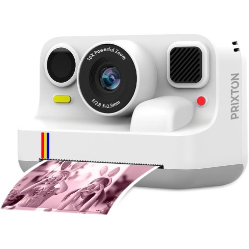 Prixton Cámara Instantánea de papel Térmico con Pantalla y Bluetooth