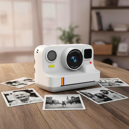 Prixton Cámara Instantánea de papel Térmico con Pantalla y Bluetooth