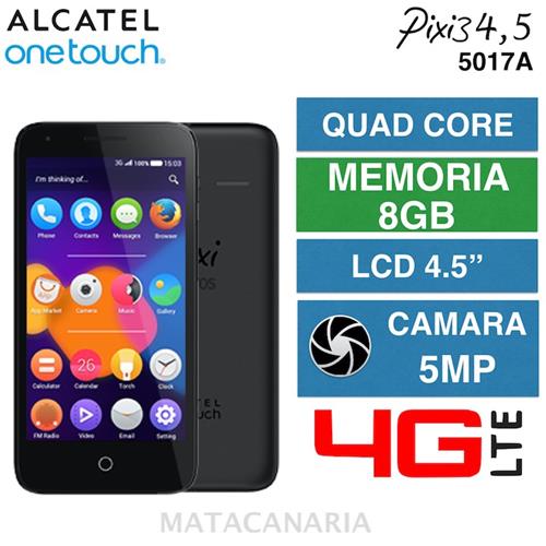 Alcatel 5017 Pixi 3 (4.5) 4G Black