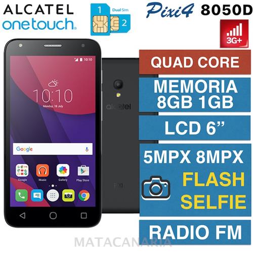 Alcatel 8050D Pixi 4 (6) 3G Black
