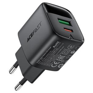 Cargador USB-C y USB-A Acefast A114 PD25W GaN con Display Digital 2