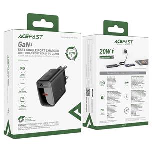 Cargador USB-C Acefast A82 PD20W GaN Negro 2