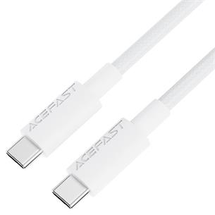 Cable USB-C a USB-C Acefast C18-03 1.2 Metros Reforzado Blanco 2