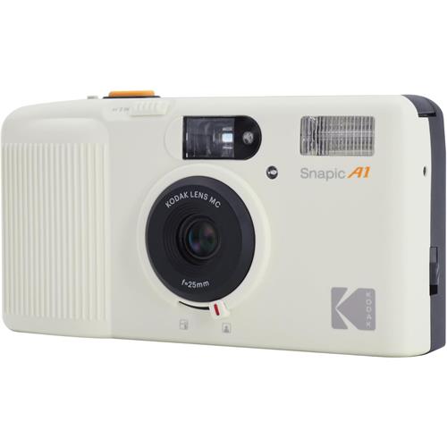 Kodak Snapic A1 Cámara Analógica de película 35mm con Flash Blanca