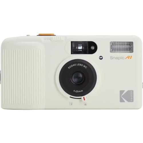Kodak Snapic A1 Cámara Analógica de película 35mm con Flash Blanca