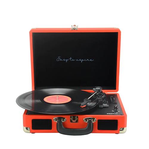 Prixton VC400 Tocadiscos Rojo