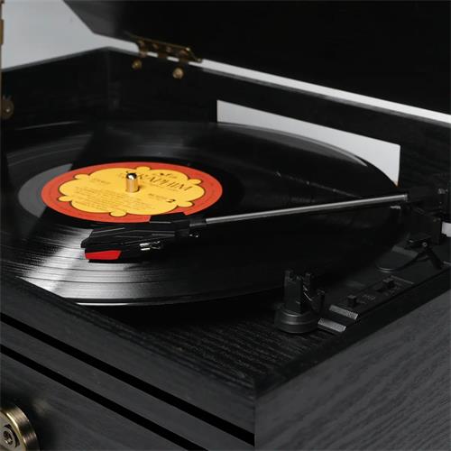 Prixton Tocadiscos Century con CD, USB, Radio Y Casete.