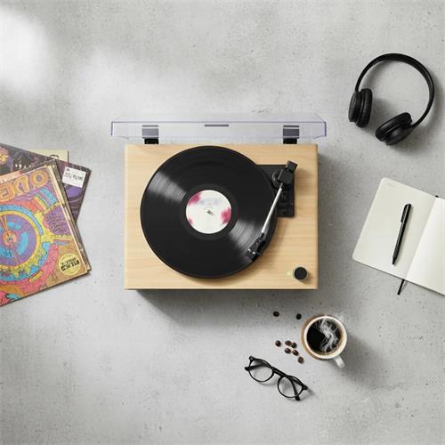 Prixton Tocadiscos Symphony con Sonido Estereo y Cámara Acústica