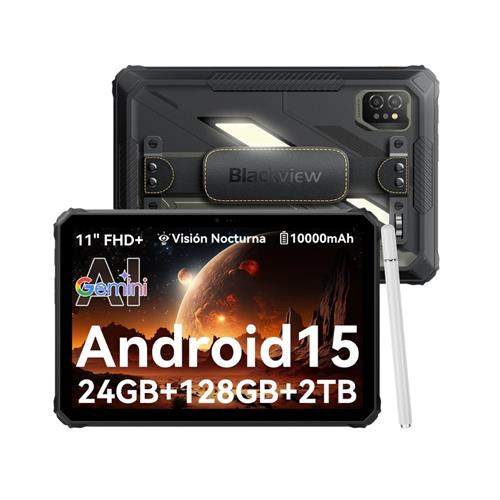 Blackview ACTIVE 7 Tablet 11" Rugerizada  Wi-Fi y 4G 6GB 128GB IP68